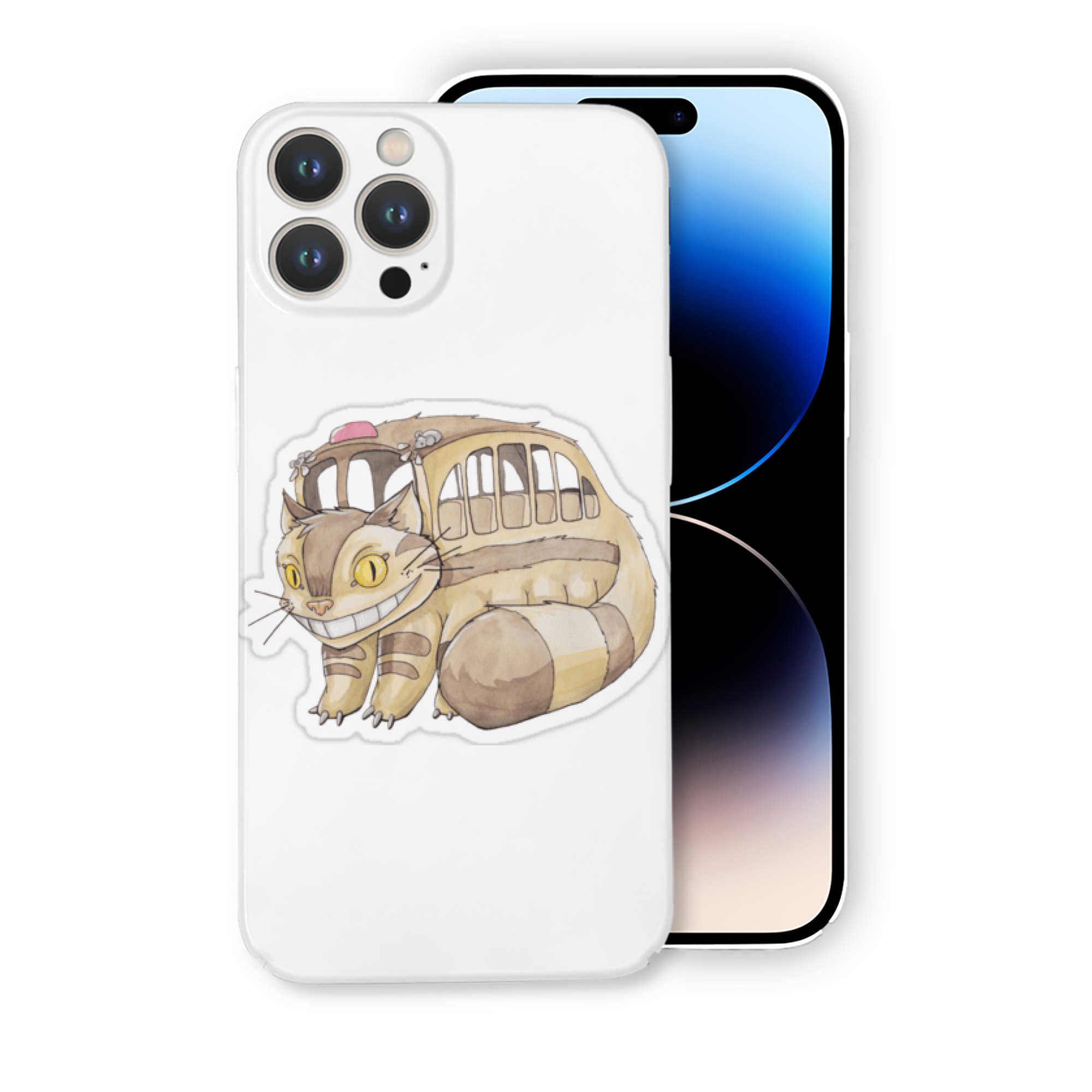 （画像用） となりのトトロ 草壁メイ 草壁サツキ My Neighbor Totoro Satsuki Kusakabe Mei Kusakabe 【iPhone 14シリーズ対応】ハードケース